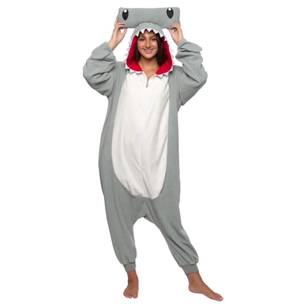 Hammerhead Shark Halloween jumpsuit One Piece Cosplay pijama suit size